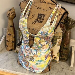 BECCA Multicolor Paisley Swimsuit Sexy Hot Becca Design!!😍